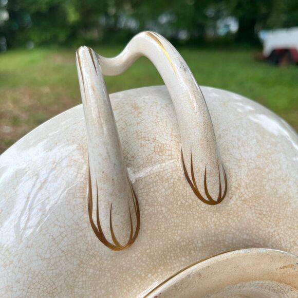 The Bully by W. Mulready Signed handle Plate Unique Rare Vtg center piece - Picture 3 of 11